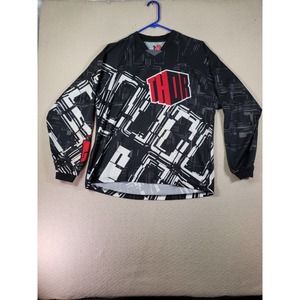 Static Shirt Men Medium M Black Long Sleeve Pullover Motocross Thor Boxed Jersey